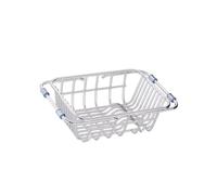 Watreketal Scolapiatti modificabile Rack Food Grade 304 Rustless Piano di collassamento Risparmio di spazio Lavello da cucina Planner Lavello da cucina Contemporaneo Accessori per lavello da cucina