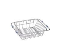 Watreketal Scolapiatti modificabile Rack Food Grade 304 Rustless Piano di collassamento Risparmio di spazio Lavello da cucina Planner Lavello da cucina Contemporaneo Accessori per lavello da cucina