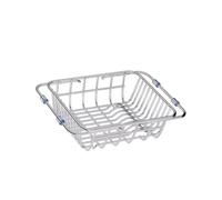 Watreketal Scolapiatti modificabile Rack Food Grade 304 Rustless Piano di collassamento Risparmio di spazio Lavello da cucina Planner Lavello da cucina Contemporaneo Accessori per lavello da cucina