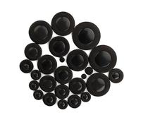 Watreketal Set di 25 cuscinetti per sassofono soprano tenore e sassofono in pelle di ricambio per suonare il sassofono