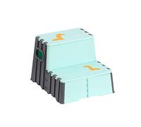 Watreketal Sgabello Pieghevole in 2 Passi Ladder Pieghevole per Bambino Controponometro da Cucina Helper Toilette Vasino Allenamento per Bambini A Due Bambini Assistente Bagno Bagno