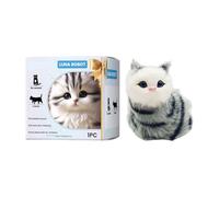 Watreketal Sonno Gatti Peluche Giocattolo per Bambini Cuocere L'apprendimento con Un Regalo Compleanno Comportamento Realistico per La Simulazione Simulazione Educazione da Ragazzo Gatti