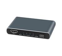 Watreketal Splitter Compatibile con 4K 1 in 4 out Video Splitter 1x4 Split 1 in 4 out per HDTV Switch PC