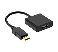 Watreketal Supporto Convertitore da DP A HDMIS RISOLUZIONE 4K@30Hz con Trasmissione Sincronizzazione Video Musicale per per Laptop PC Monitor DP A HDMIS Convertitori Gold Plate