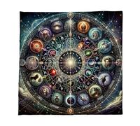 Watreketal Tarocchi Artistici Panno di Lettura Durabilità Velluti Stuoie Riutilizzabili Per Gli Appassionati E Collezionisti Mistico Panno di Lettura