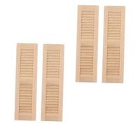 Watreketal Tende in Miniatura in Legno per 1/12 Bambole Decorazione Piccole Persiane Finestra Mobili Realistici La Scena Accessori Accessori