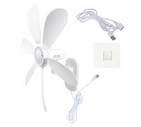 Watreketal Ventola USB A Parete Compatta con Un Design Risparmio Risparmio Energetico in Silenzio per Aree Spaziali Limitate Raffreddamento
