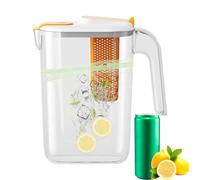 WatrPitcher - Infusore per infusore di frutta grande, 2600 ml, resistente al calore, contenitore per bevande durevole per acqua aromatizzata al succo di ghiaccio, ideale per domestica
