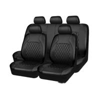 WatSKY 9Pcs Pelle Auto Set coprisedili, per Peugeot 207 207CC 207 SW 206 206CC 206 SW 208 307 308 2008 3008 Traspirante Antiscivolo Impermeabile Confortevole 5-Posti Protezioni Interno Accessori