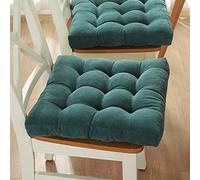 WatSKY Addensare Comfort Cuscino del Sedile, Cuscinetti per Sedie Cuscino Quadrato per Pavimento Cuscino Tappetini con Lacci per Auto da Ufficio Patio Esterno Sala da Pranzo Ortopedico Dolore al Co