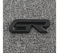WatSKY Esterno per Auto in 3D Adesivo Cromato,per GR Distintivo Etichetta Adesiva Logo Decorare,A