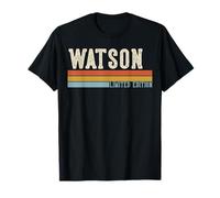 Watson Retro Vintage Uomini Bambini Ragazzi Nome Maglietta