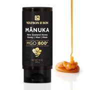 Watson & Son - Miele Grezzo di Mānuka Multiflora da Spremere, MGO 850+, 340g (12oz) - Prodotto in Nuova Zelanda