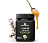 Watson & Son Miele Manuka MGO 800+ (250g) - Puro grezzo 100% certificato - Invasettato e sigillato in Nuova Zelanda - Manuka Honey
