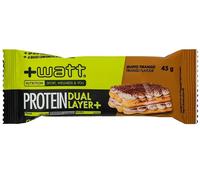 + WATT Srl Barretta proteica +Watt Protein+ Dual Layer tiramisù, 1 pezzo