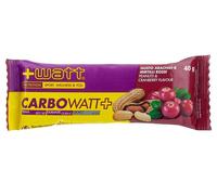 + WATT Srl CARBOWATT+ BARRETTA ARACHIDI MIRTILLI ROSSI 40 G