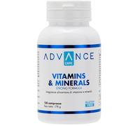 + WATT Srl VITAMINS & MINERALS STRONG FORMULA 120 COMPRESSE SENZA GLUTINE