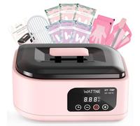 Wattne Macchina per cera di paraffina per mani e piedi, kit idratante per scaldacera di paraffina con timer automatico e controllo della temperatura di precisione, bagno di cera di paraffina per