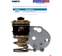 Watts gruppo otturatore di ricambio per valvola zona 560T e 561T Cod.582TX