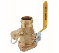 Watts PIPFM1-PRESS 3/4 Valvola a sfera a porta piena, ottone