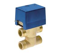 WATTS Valvola di zona a quattro vie con sfera di plastica da 1'