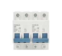 WATTSBVD 1 pezzo 2P + 2P 63A AC Dual Power Protector, interruttore di trasferimento manuale, interruttore elettrico di protezione (125A)