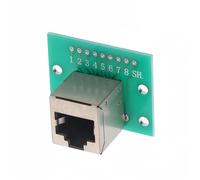 WATTSBVD 1 pz Scheda Adattatore RJ45 for connettore Ethernet modulare XH2.54 interfaccia di Rete + Scheda Breakout + Intestazione Pin(A1)