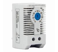 WATTSBVD A15R -KTS011 No Normalmente Aperto Regolatore di Temperatura Meccanico Regolabile Termostato for Armadio Guida DIN, Utilizzato for Il Raffreddamento