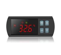 WATTSBVD Regolatore di Temperatura Digitale Impermeabile EW-T207Z for congelatore, Frigorifero, cella frigorifera con termostato di sbrinamento