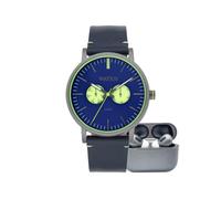 WATXANDCO Watx Orologio analogico 12_44, blu, striscia