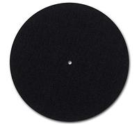 WAudio Tappetino per Giradischi in Feltro Nero, Spessore 3 mm, per Dischi LP in Vinile