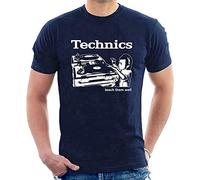 wav Men's Technics T-Shirt Turntables Teach Them Well Vinyl Dj S40 L