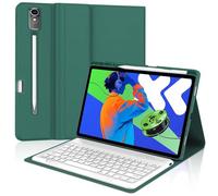 WAVATA Tastiera per Lenovo Idea Tab Pro 12.7" 2025, Custodia Tastiera per Lenovo Idea Tab Pro 2025 Bluetooth Magnetica Staccabile Italiano QWERTY Layout, Verde Scuro