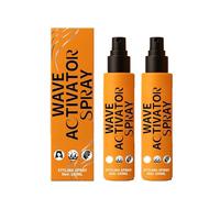 Wave Activator Spray per capelli naturali - Hydrating Wave & Curl Enhancer con olio di cocco & Aloe Vera - Rinfresca e definisce capelli ondulati, ricci e arrossati (2 PCS)