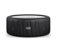 Wave Atlantic, vasca idromassaggio gonfiabile per 6 persone, riscaldatore ecologico integrato, sistema di massaggio Aquajet 130, protezione antigelo, installazione rapida in 15 minuti, rattan ardesia