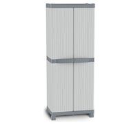 Armadio Domino Wave - PPL - a 2 ante - base 3700 - 70x43,8x181,8 cm - grigio - Terry Quantita min. 1