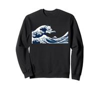 Wave Cat Parody Japanese Art Ocean Felpa