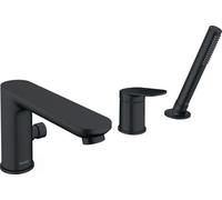 Wave Duravit, robinetterie de baignoire 3 trous, saillie 200 mm, WA5260000046, WA5260000046, Colorazione: Nero opaco
