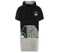 Wave Hawaii - Airlite Poncho Moledo - Poncho da surf XL nero/grigio