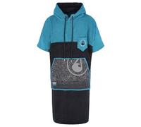 WAVE HAWAII Poncho da bagno per uomo e donna, taglia L, 170-200 cm, 100% cotone, asciugamano da surf in velluto e spugna con elevato assorbimento dell'acqua, aiuto per il trasloco per la spiaggia e