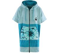 WAVE HAWAII Poncho Flyh, poncho da surf, 100% cotone, per corpi di 155 - 185 cm, spogliatoio per nuoto, spiaggia, surf, asciugamano da bagno con poncho da bagno per donna, uomo e adulto, multicolore,