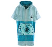 Wave Hawaii - Zip Poncho Cotton Flyh - Poncho da surf S/M turchese