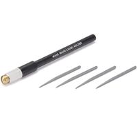 WAVE Hobby Tool Series HG Micro Chisel Set Lama 4 Pezzi + Impugnatura/Nero GI...