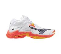 Mizuno Wave Lightning Z8 Mid White/FieryCoral2/Citrus 44 Bianco