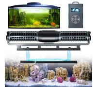 Wave Maker - Pompa magnetica per acquario, DC 24 V, flusso trasversale regolabile con display LCD, per serbatoi d'acqua dolce e salata