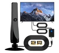 Wave Max, for Wavemax TV Antenna 2025, Indoor Antenna for Smart TV, HD Digital /Signal Booster with Crisp HDTV Display and Work with All TVs, Supports 4K,1080p for Local (1Pcs)