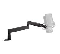 WAVE MIC ARM BASSO PROFILO BRACCIO SNODABILE MICROFONO NERO