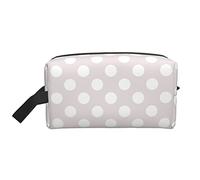 Wave Point Travel Toiletry Organizer per il trucco Grande capacità Borse cosmetiche portatili per donne e ragazze Viola Bianco