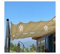 Wave Sail Shade Baldacchino, copertura scorrevole durevole anti-UV per pergola e tetti con kit di montaggio