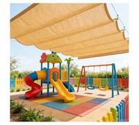 Wave Shade Vele Retrattili，Retrattile Vele Wave Shade，Pergola Retrattile per Esterni，Rete Protezione Solare Anti-UV Del'onda，per Il Padiglione del Pergolato del Giardino(W1.8*L9m/W5.90*L29.53ft)